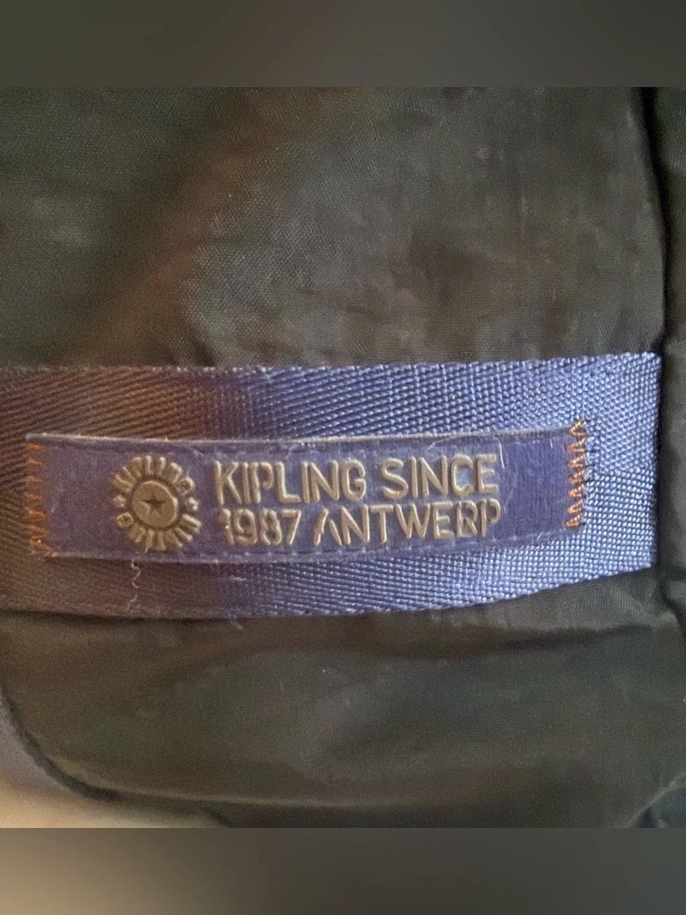 Kipling Art M Travel Duffle Weekender Black Blue Original Monkey